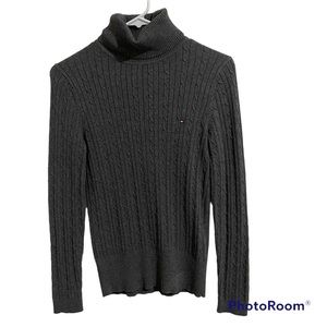 Tommy Hilfiger Turtleneck Gray Sweater/ Size M